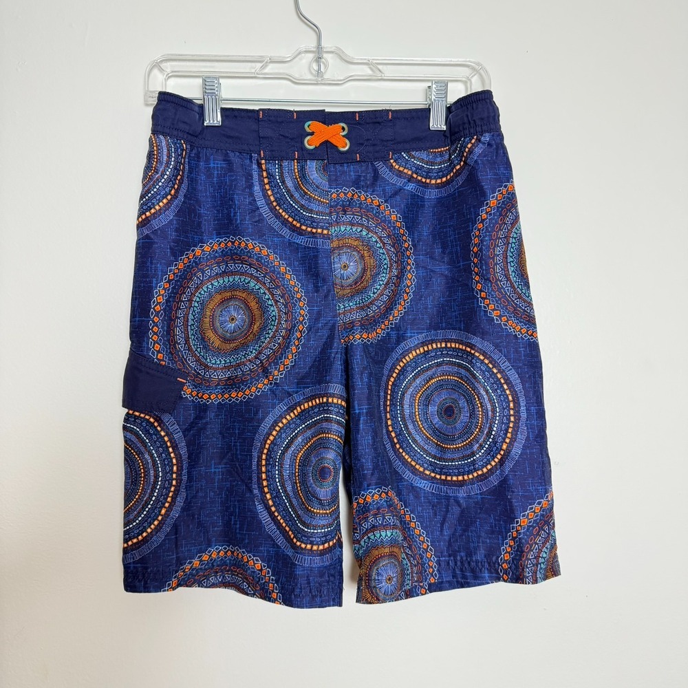 Cat & Jack Swim Trunks Board‎  Shorts Boys Orange UPF50+ Size L (12-14)